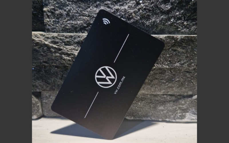 Tarjeta de presentación inteligente WowCard diseñada para Ventas VW en la Ciudad de México